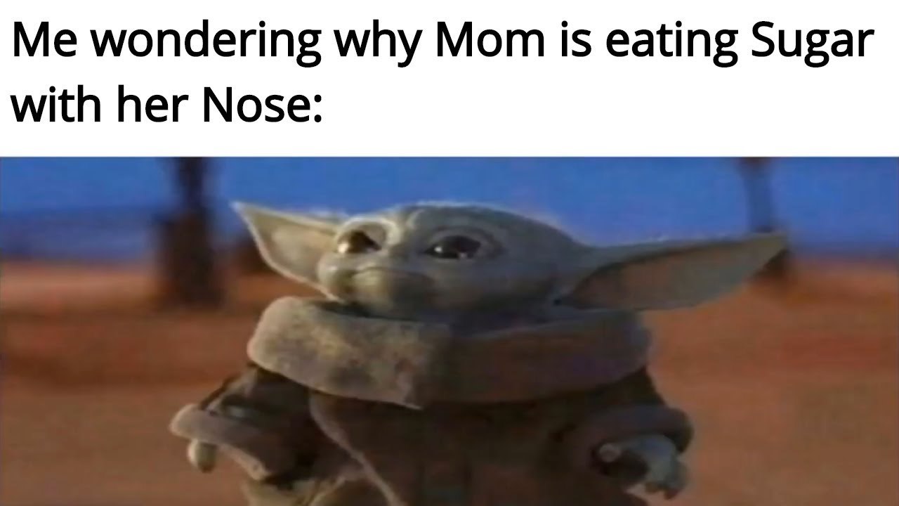 Dont talk to her yoda she is busy - meme