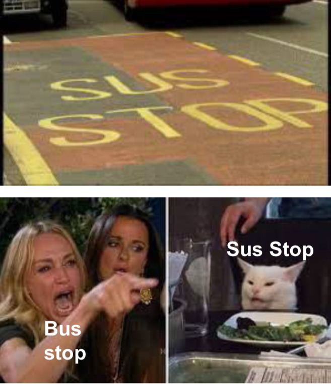 SUS stop - meme