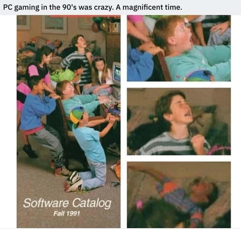 Gaming in the 90s - meme