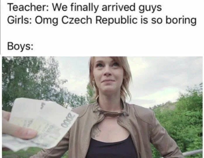 Czech tourism - meme