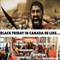 Black friday in the US vs in Canada