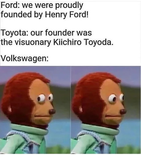 Volkswagen dark story - meme