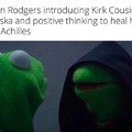 Kirk Cousins torn Achilles meme