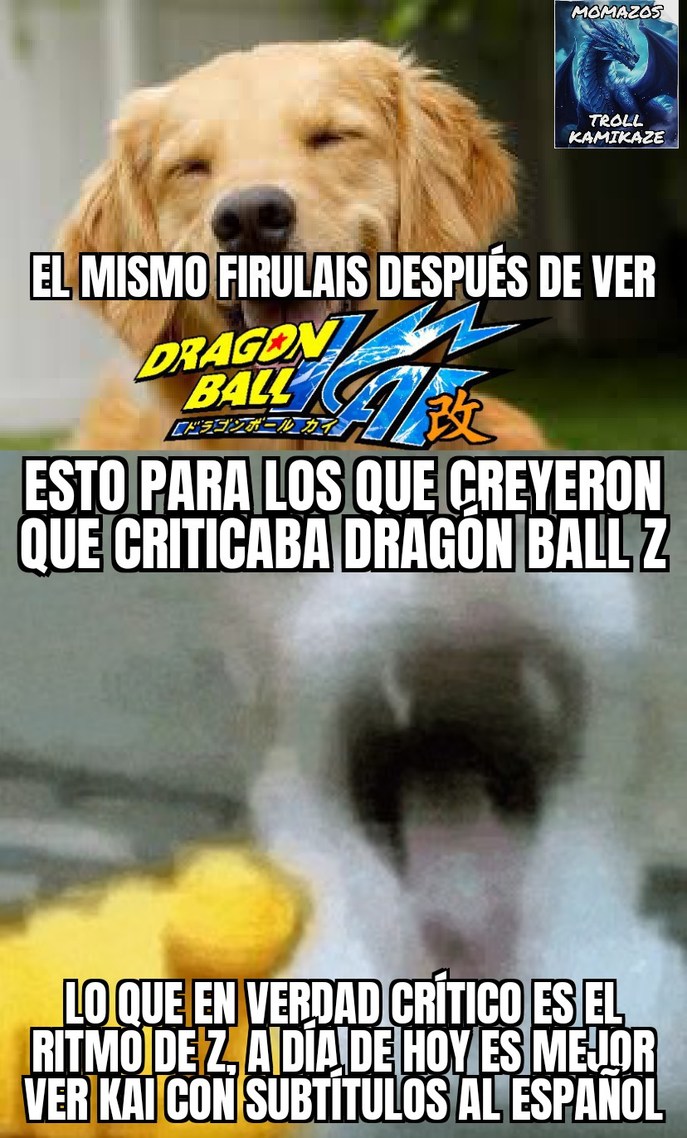 Además, mejor véanse Kai Ultimate 2.0, es una versión editada para que se encaje con el canon - meme