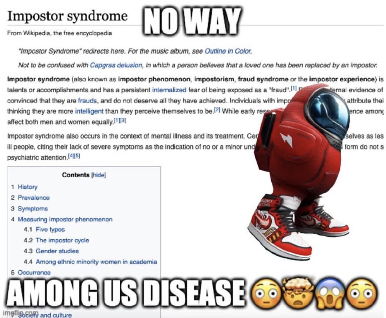 La enfermedad sospechosa - meme