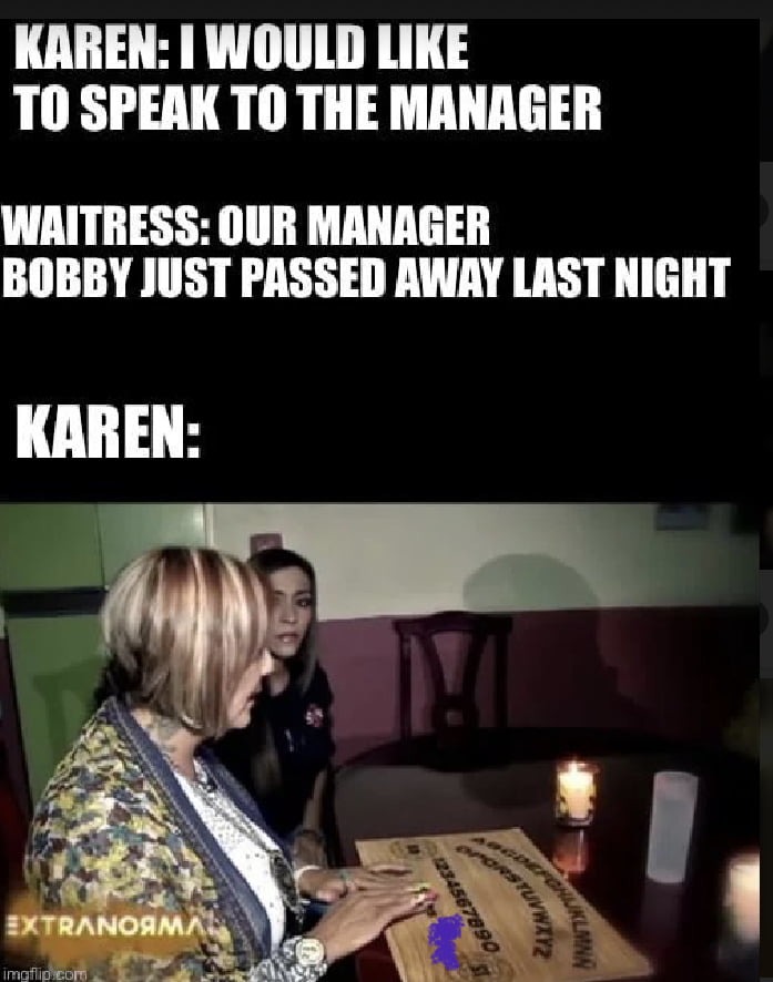 Yet another stupid Karen - meme