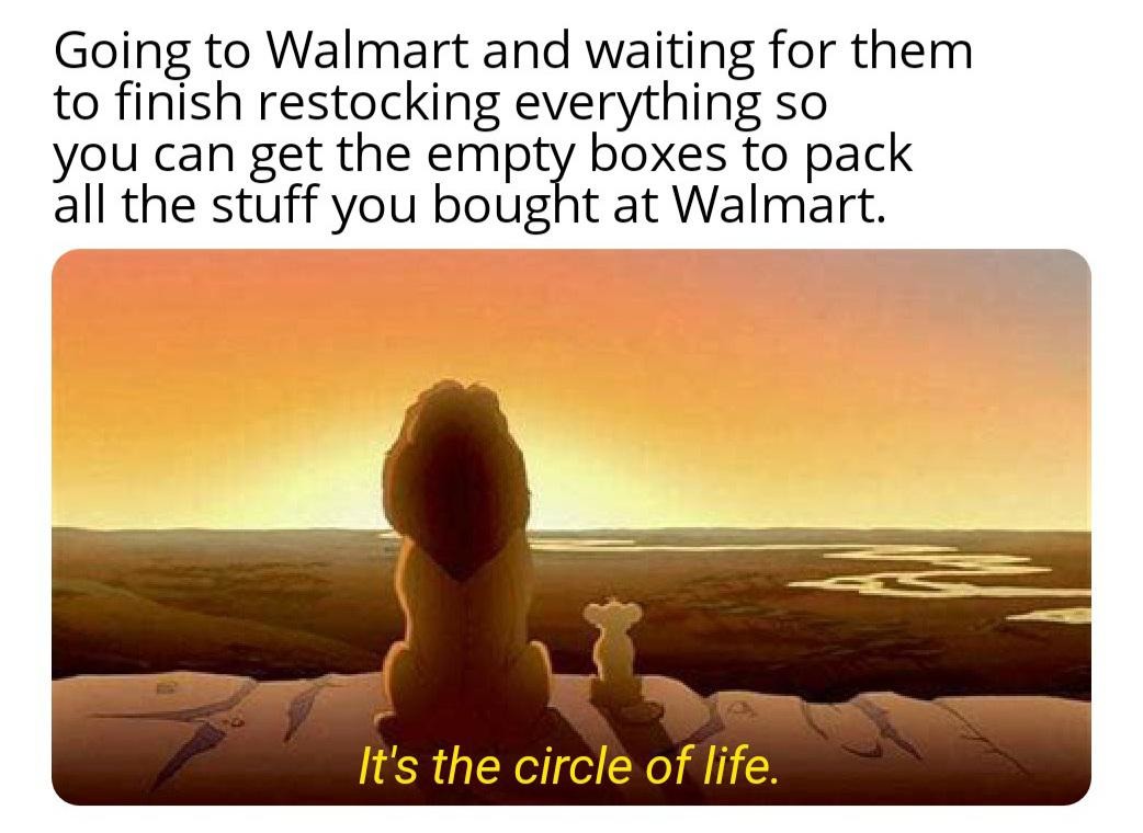 Waiting for the circle of life - meme