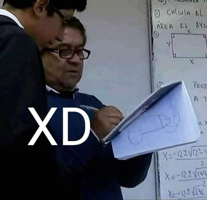 profe evaluando - meme