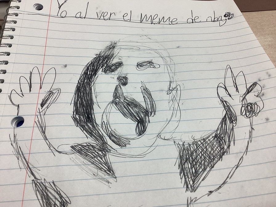 El meme de abajo Al ver el meme de arriba