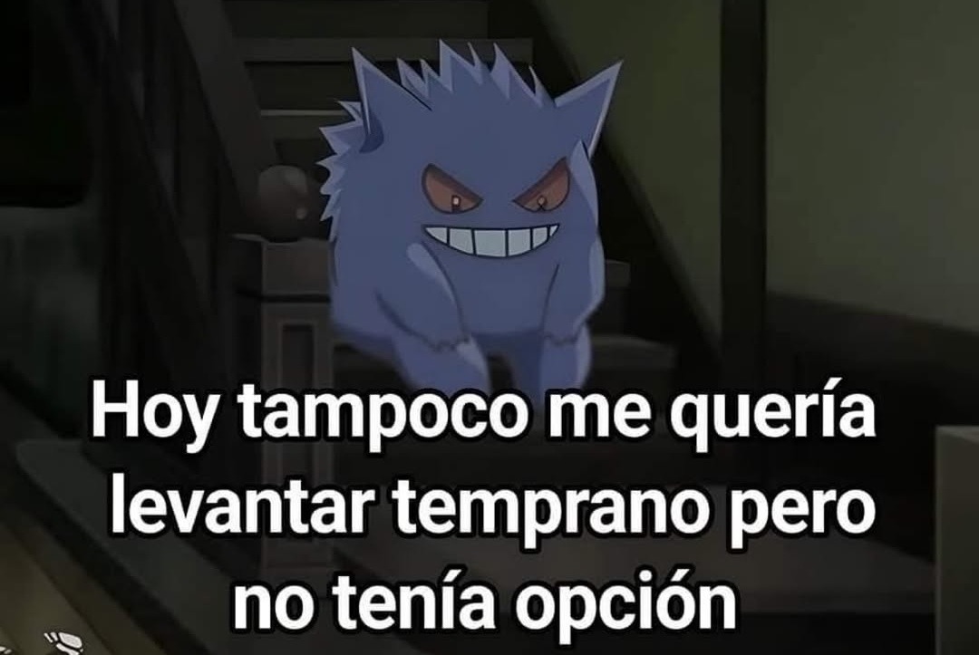 hoy tampoco quería madrugar, pero el sistema dijo que sí - meme