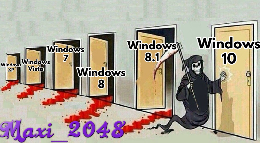Windows 10 fin de soporte - meme