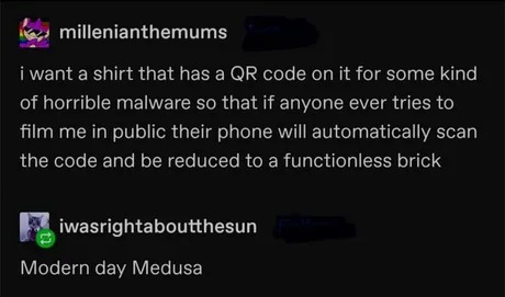 Modern day medusa - meme