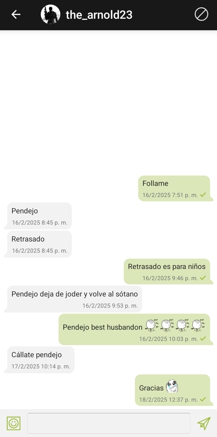 Retrasado de mierda - meme