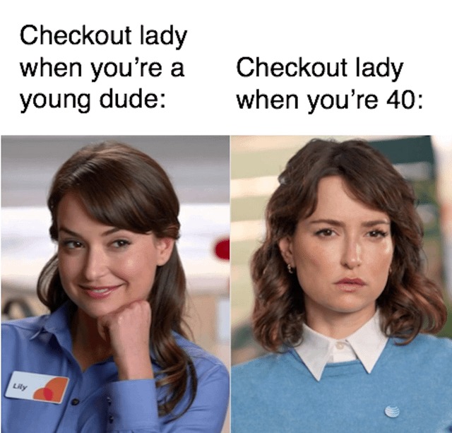 Checkout lady - meme