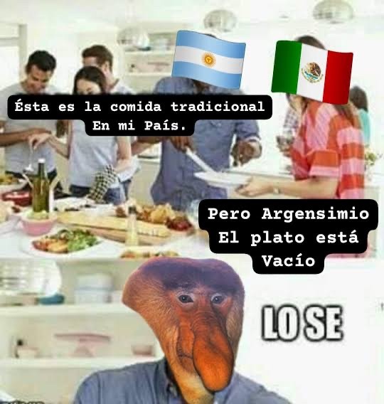 Comida Argentina - meme