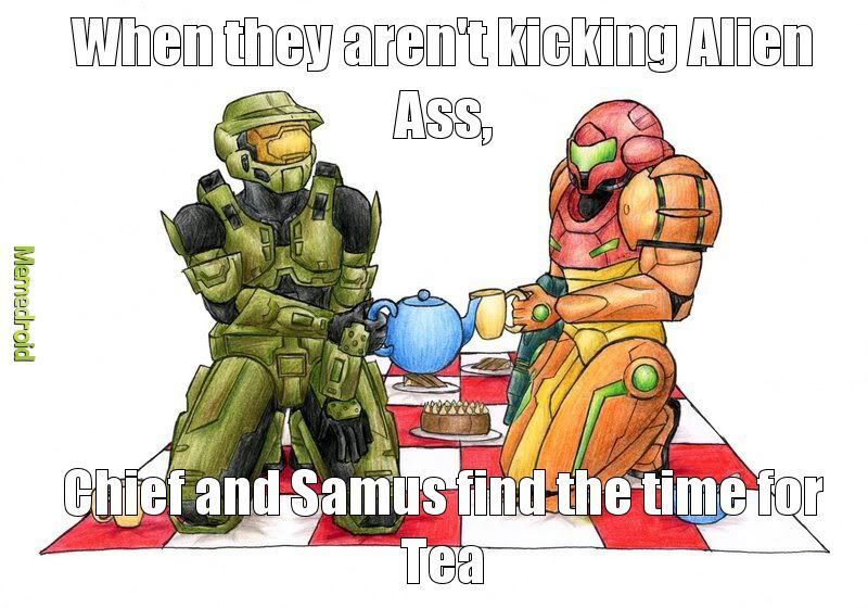 Tea time is anytime! - meme