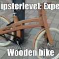 bike made of wood