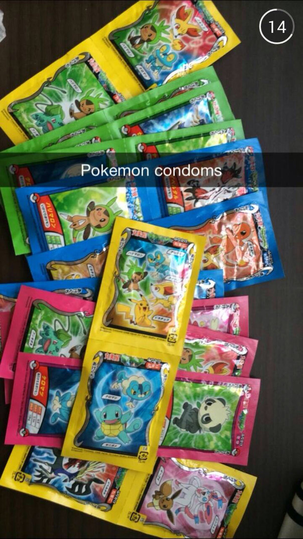 Japanese Pokemon condoms - meme