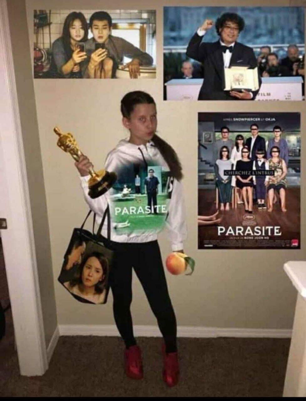 Parasite se ganó el Oscar a mejor peli, no ha salido en Latinoamérica pero las únicas no esperan - meme