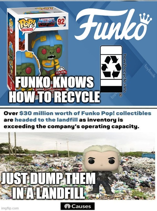 Funko Knows How to Recycle - meme