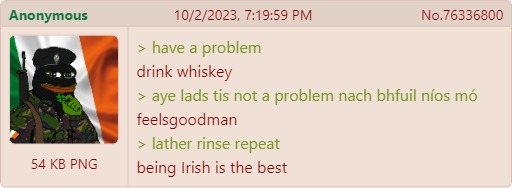 Take the Irishpill lads - meme