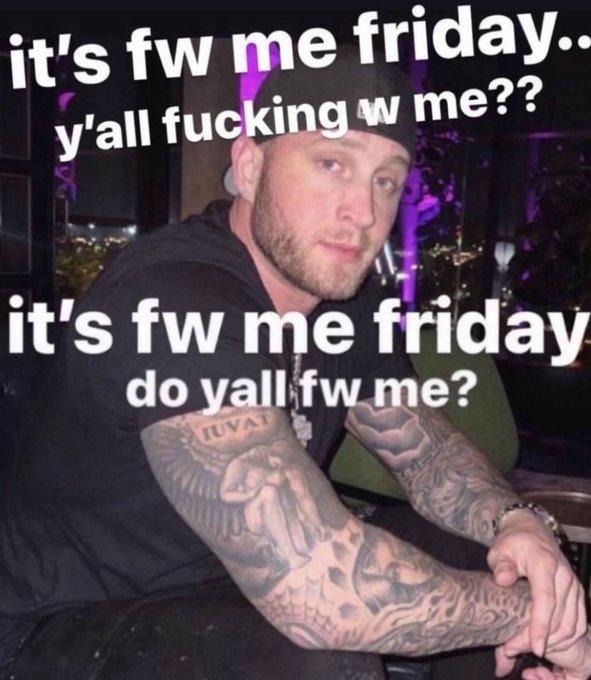 FW me Friday meme