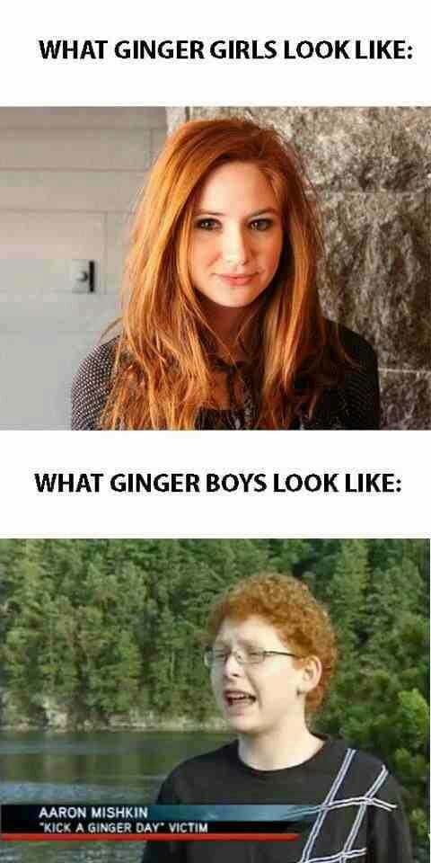 If you rearrange the letters in ginger you get a special word ;) - meme