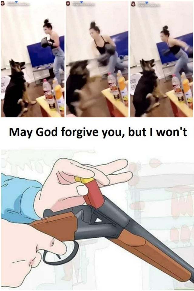I hope God doesn't forgive you either - meme
