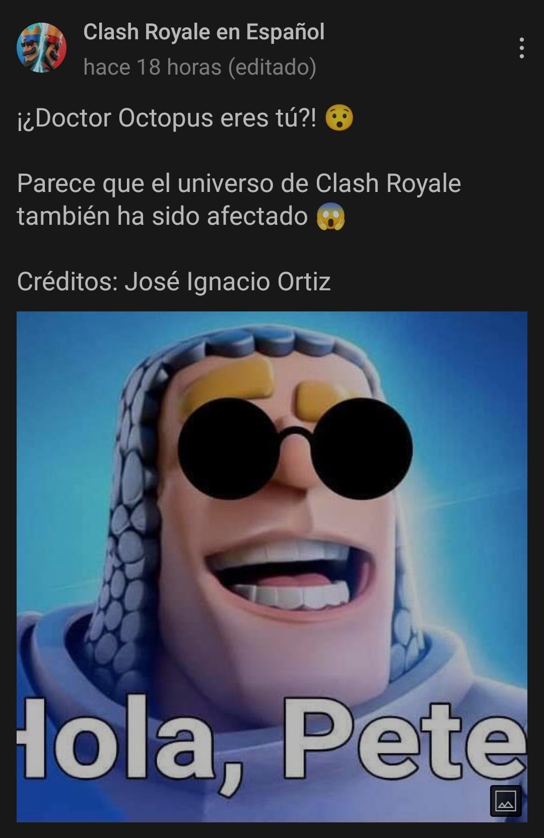 Unos kpos los de Clash royale - meme