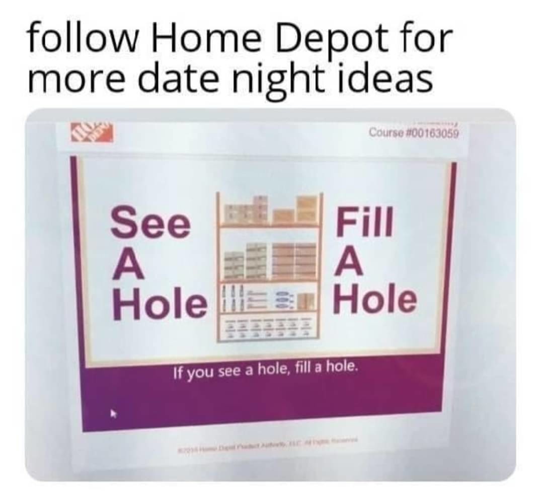 Be like home depot - meme