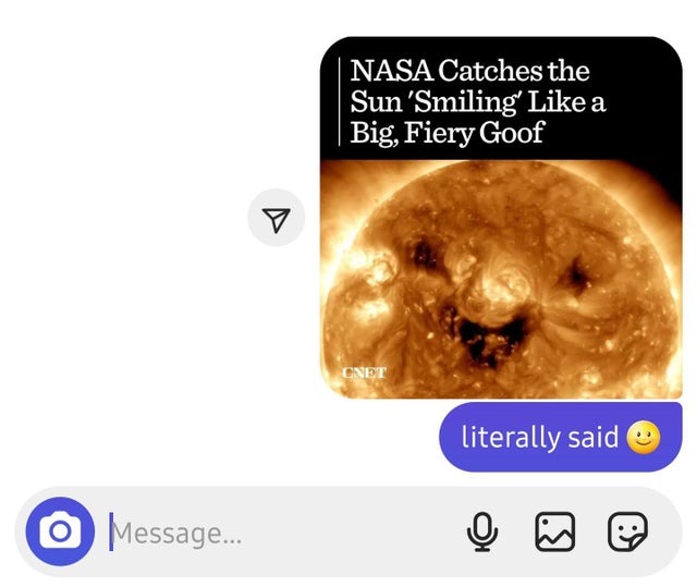 Wholesome sun - meme