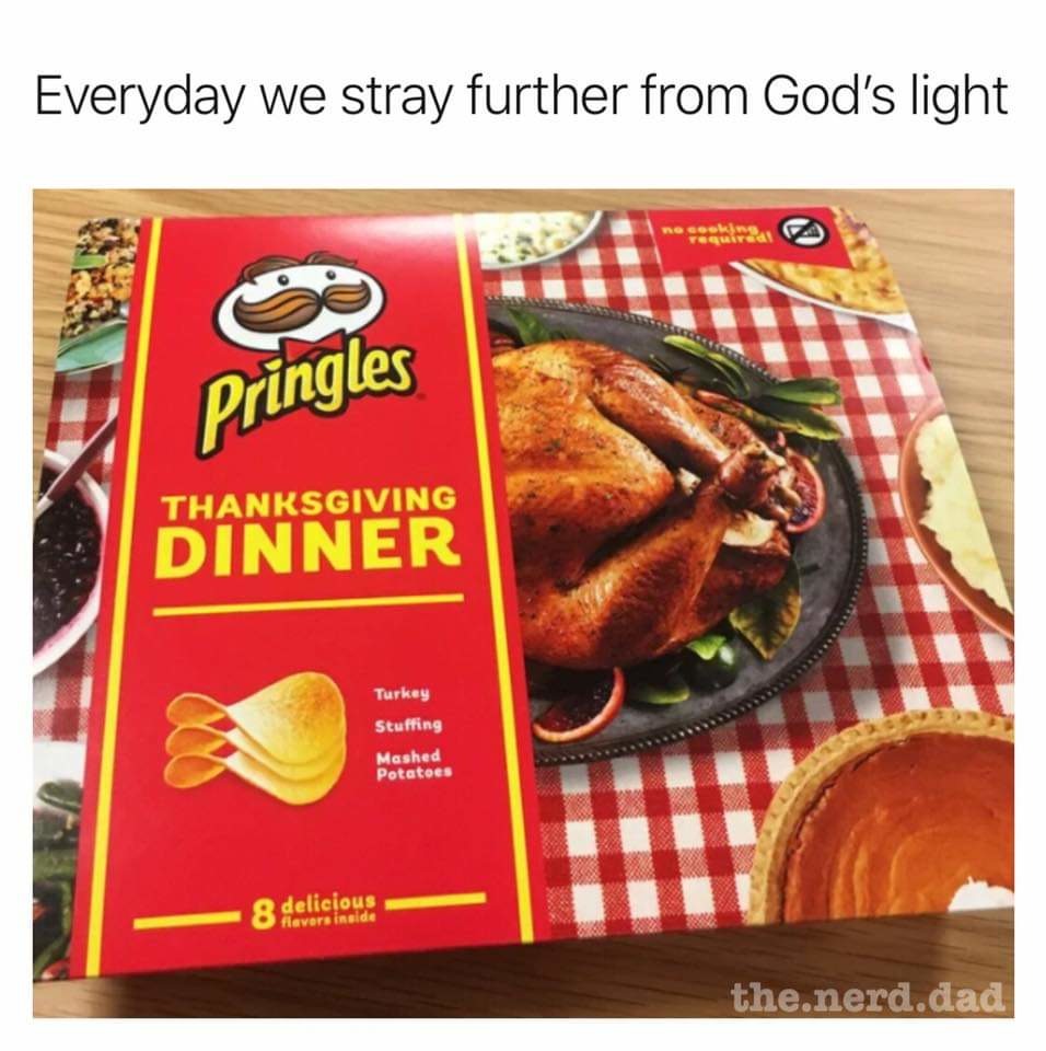My Thanksgiving dinner no cap - meme