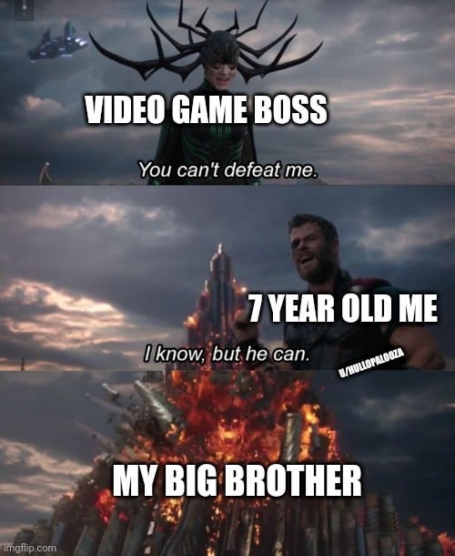 big gamer brother - meme