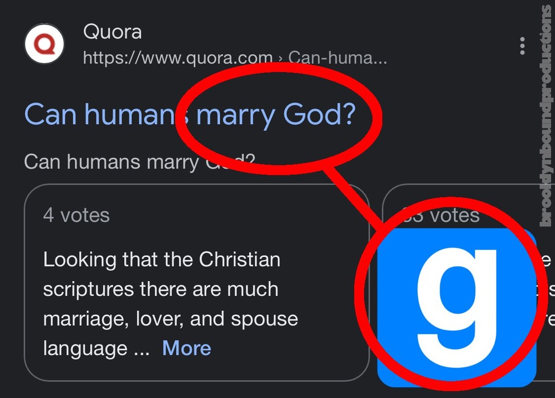 Marry God - meme