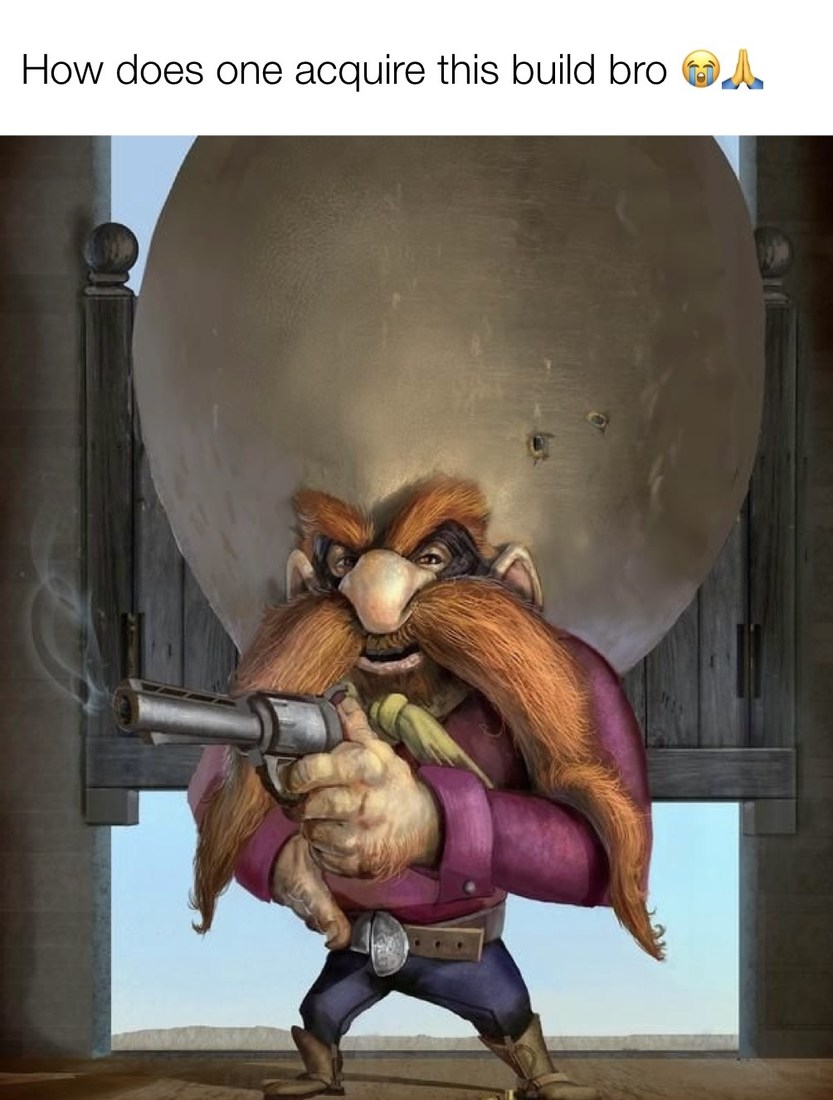 Yosemite Sam build - meme