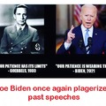 Joe is still stealing speeches