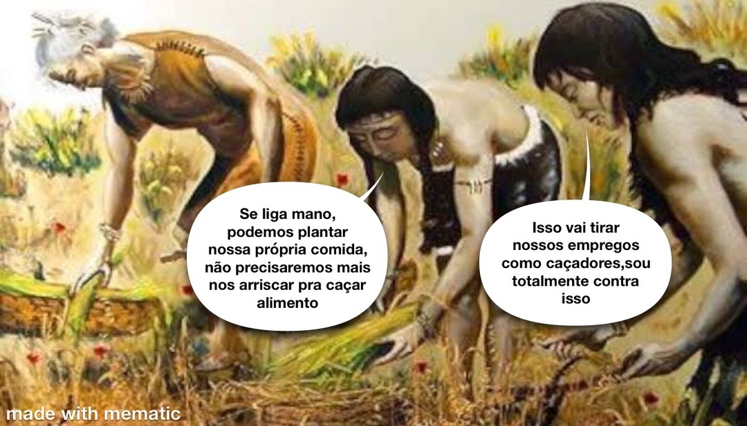 revolução agrícola - meme