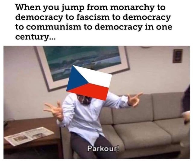 Europe in the 20th century be like: Parkour! - meme