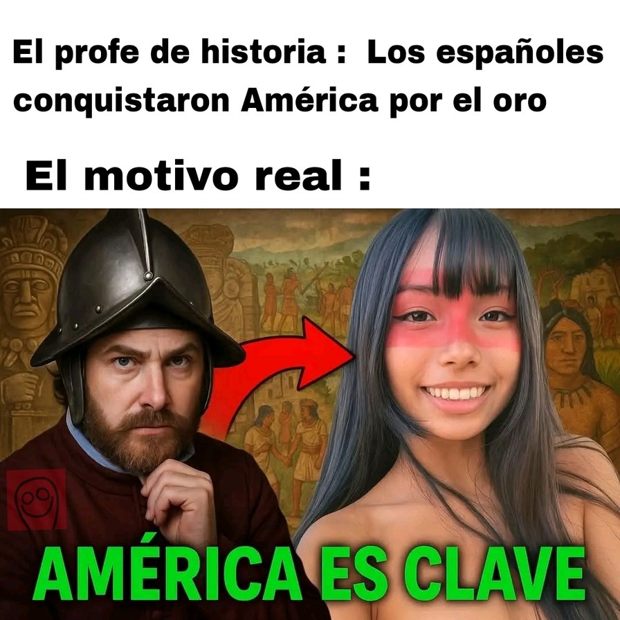 el motivo :  profanar indias - meme