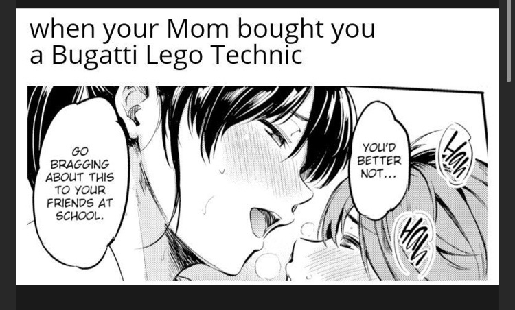 oh hell yeah! .... To the Lego technic - meme