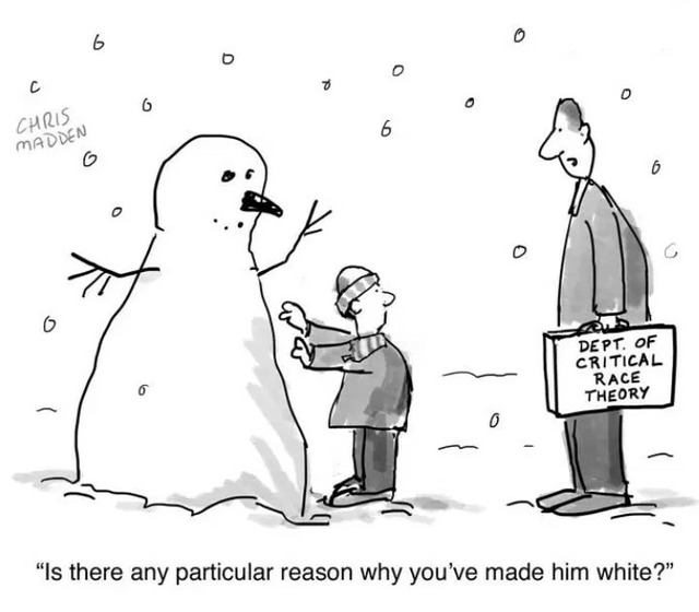 Snowmen are racist lol - meme