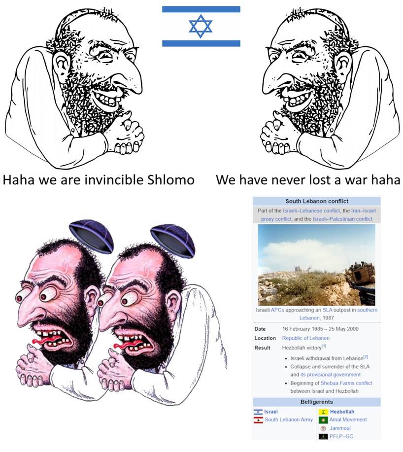 Israeli invincibility myth - meme