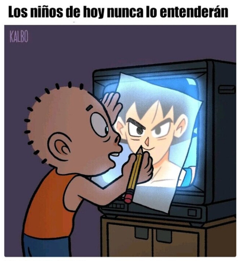 Los niños de ahora no entenderán la era del sóplale al cartucho - meme
