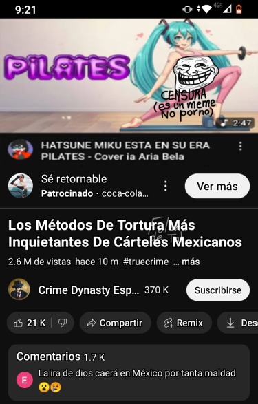 Canción de arigameplays+ Mona china de Kgada+ canción de Kk= aberración de la naturaleza. Tuve que censurar la miniatura por exceso de vergüenza ajena - meme