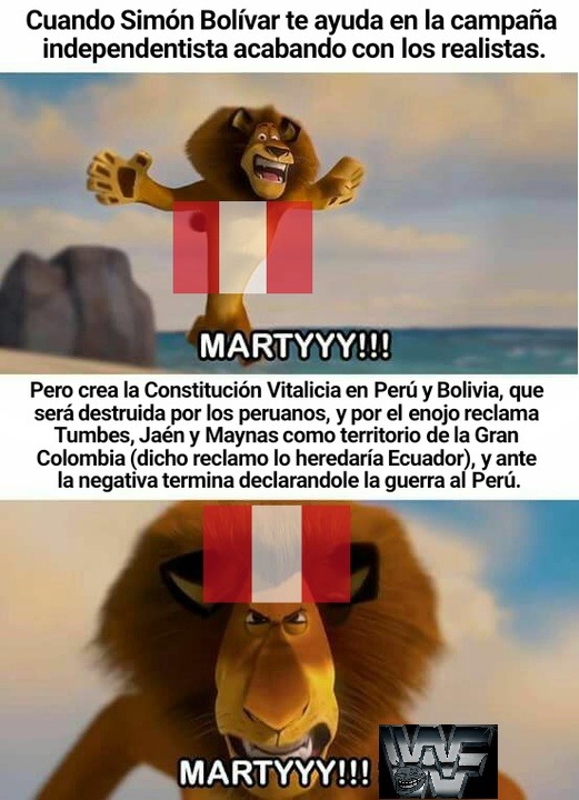 Perú y Bolivia - meme