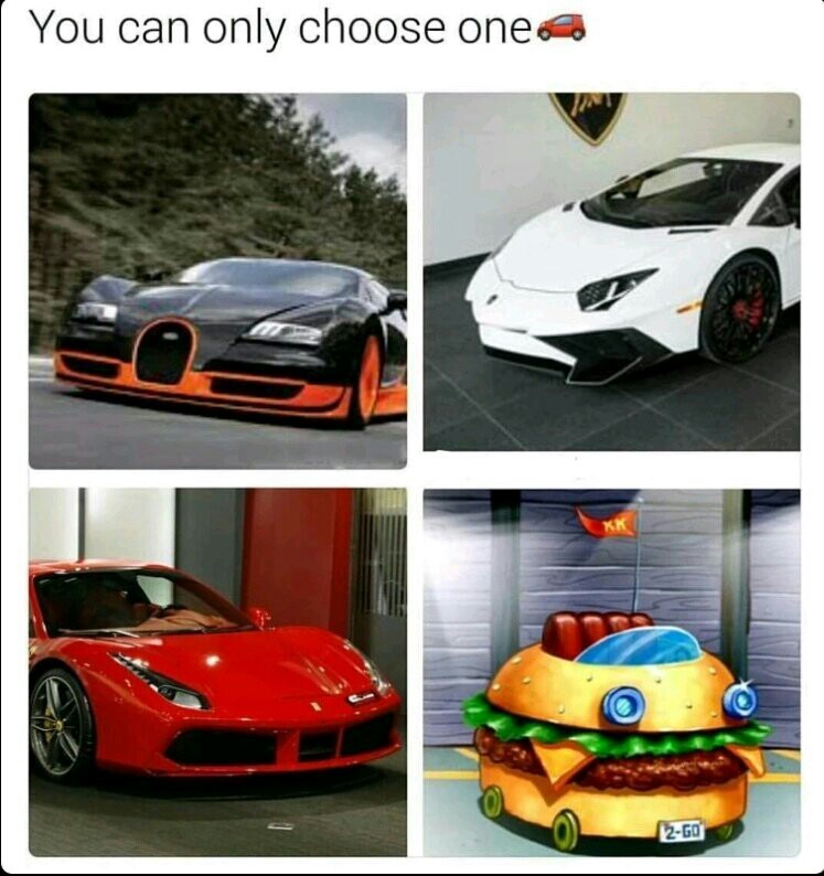Lamborghini obviamente - meme
