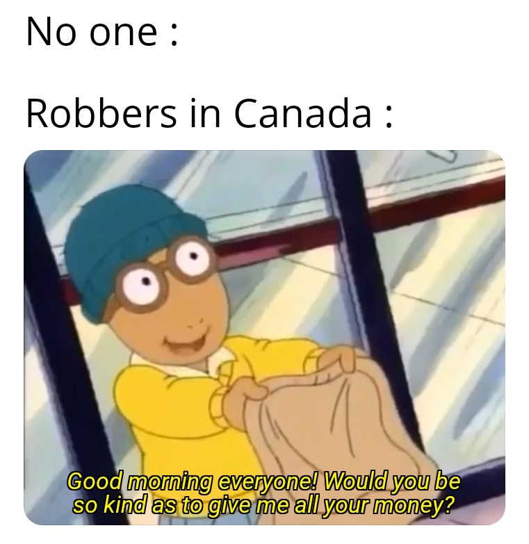 Canada bussin on god fr fr no cap sheesh - meme