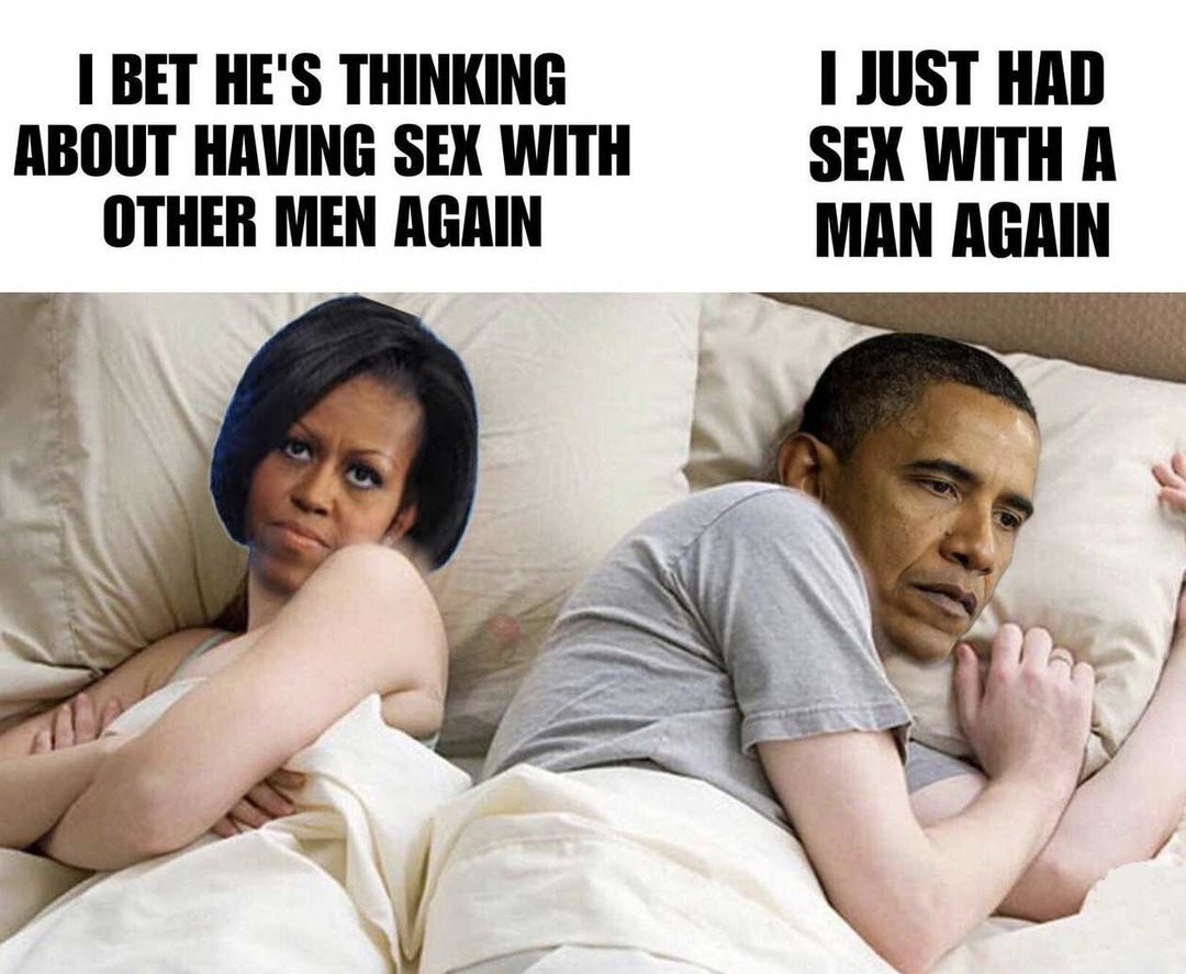 Michelle obama is a man - meme