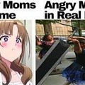 moms in anime and moms in real life