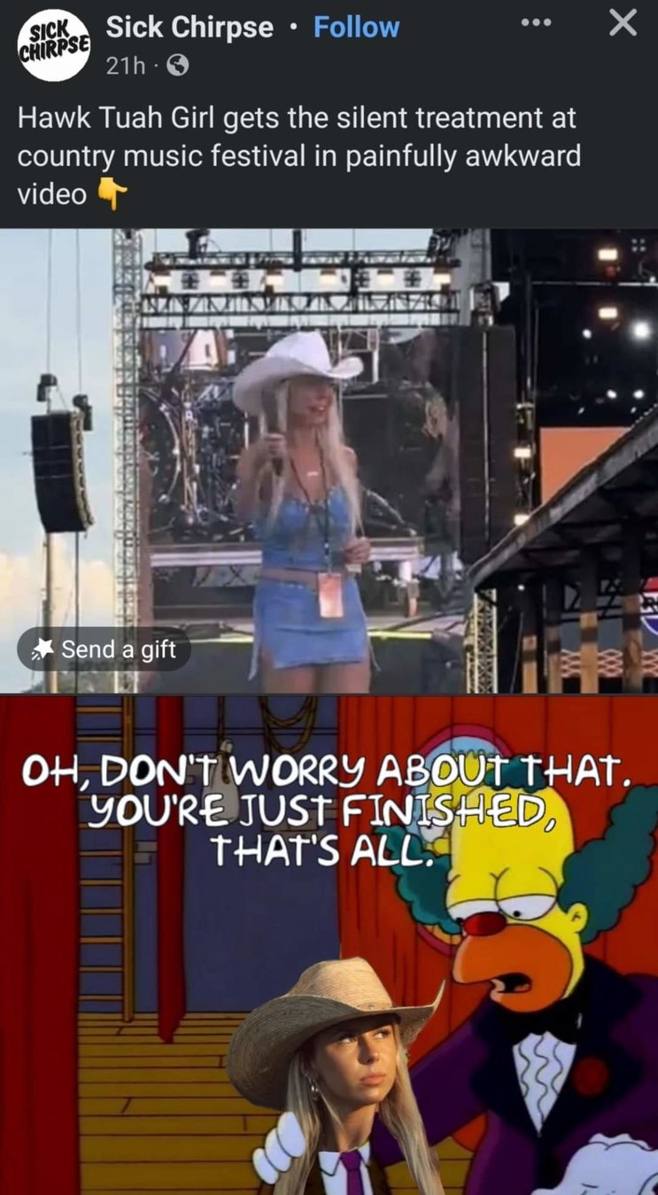 15 minutes are up, bless her heart - meme